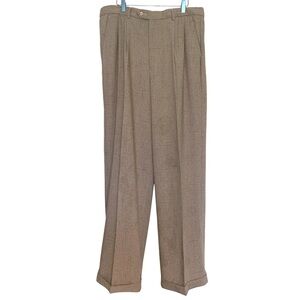 Twist Platinum Menswear Dress Slacks Beige Tweed. Size W36/L34
